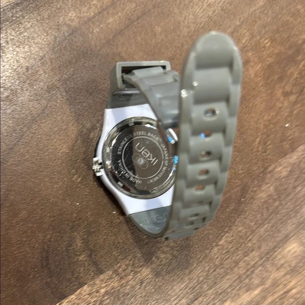 Iken Black and Silver Swatch Watch